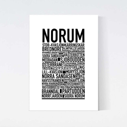 Norum Text Poster