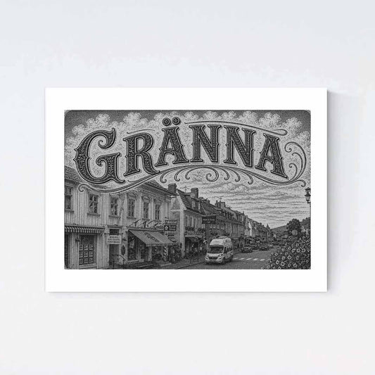 Gränna Nostalgi Poster