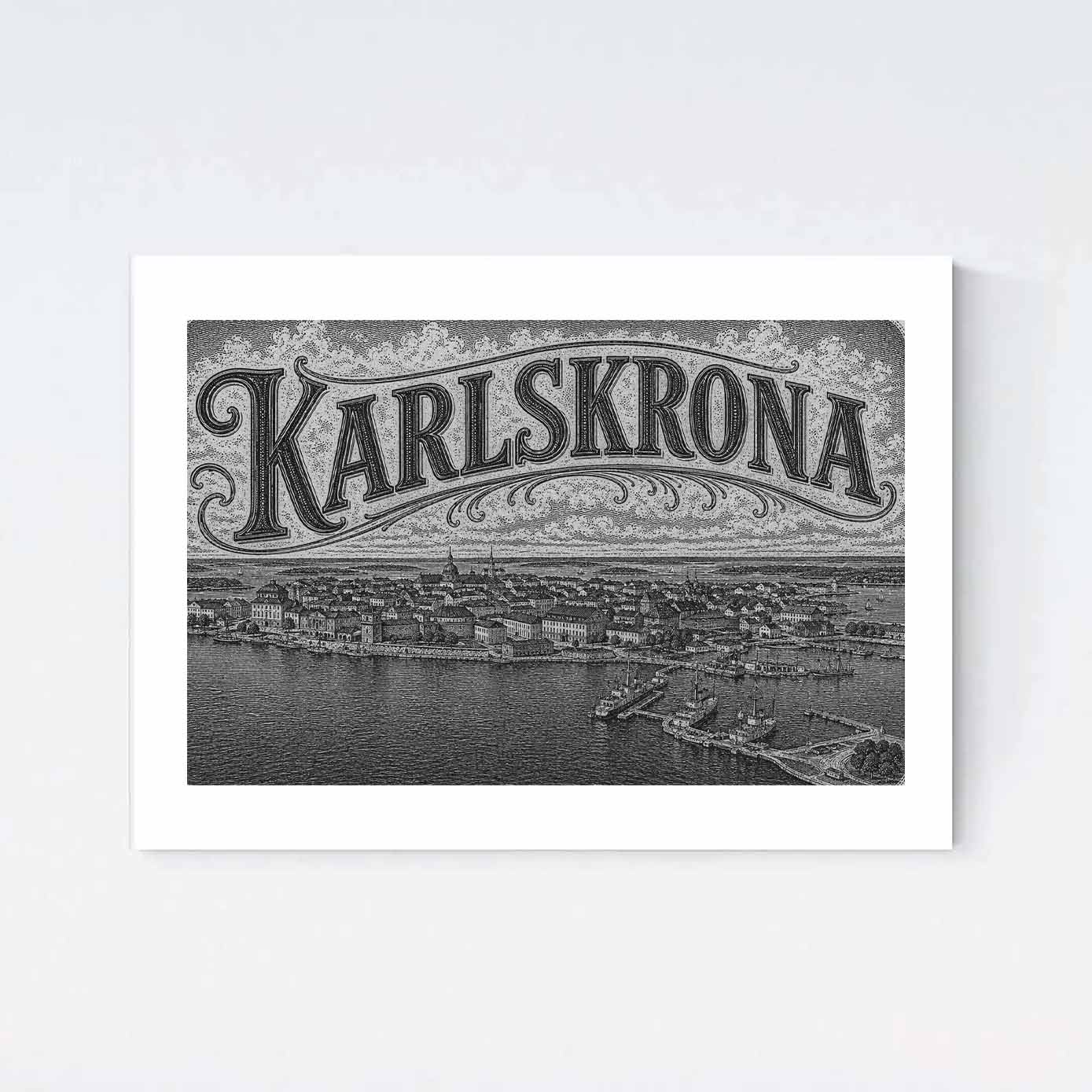 Karlskrona Nostalgi Poster