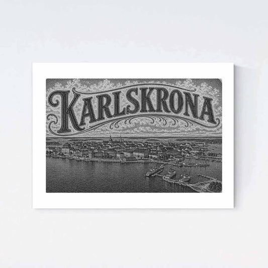 Karlskrona Nostalgi Poster