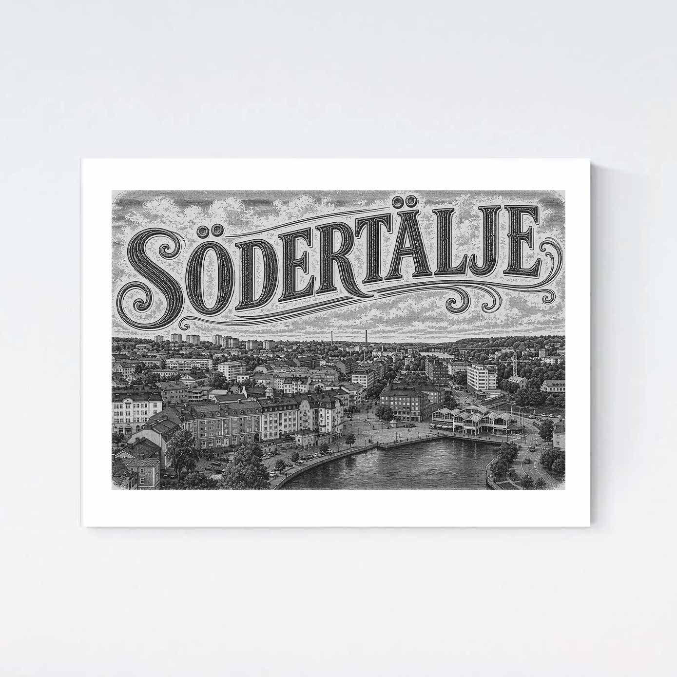 Södertälje Nostalgi Poster