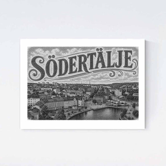 Södertälje Nostalgi Poster