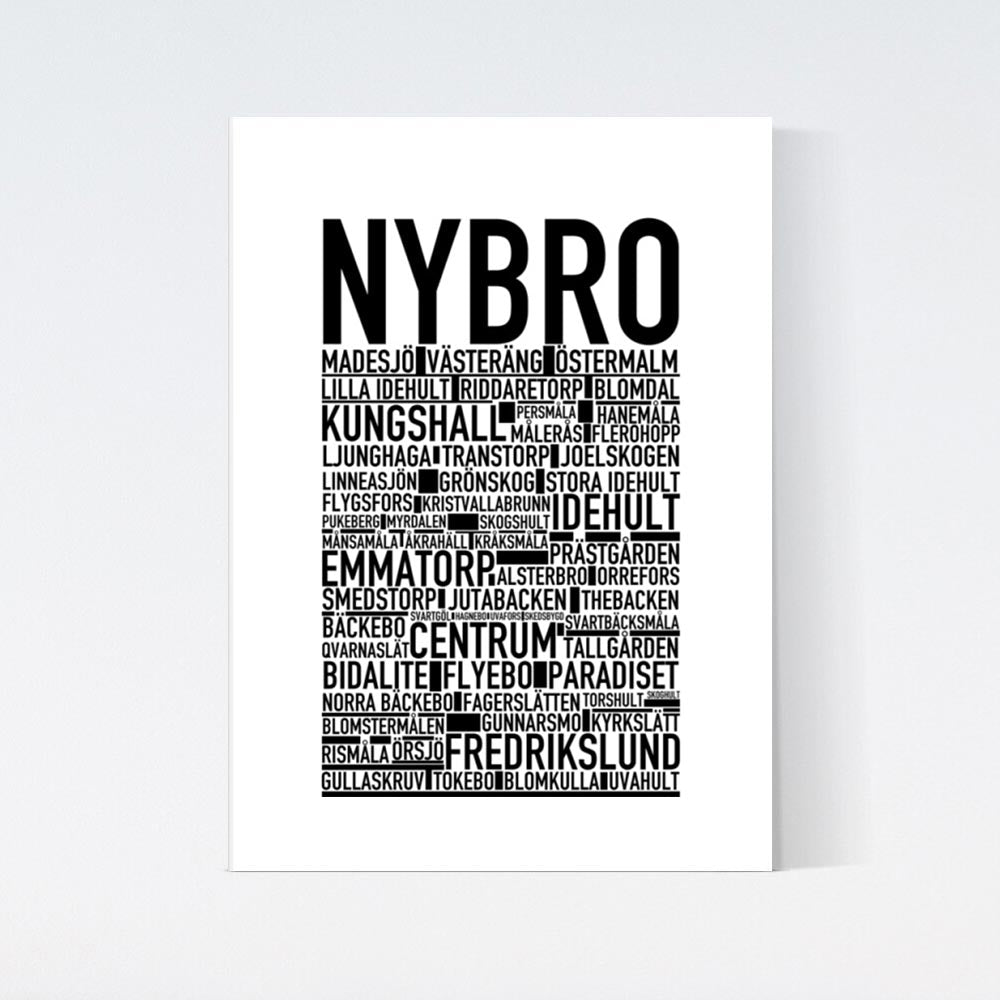 Nybro Text Poster