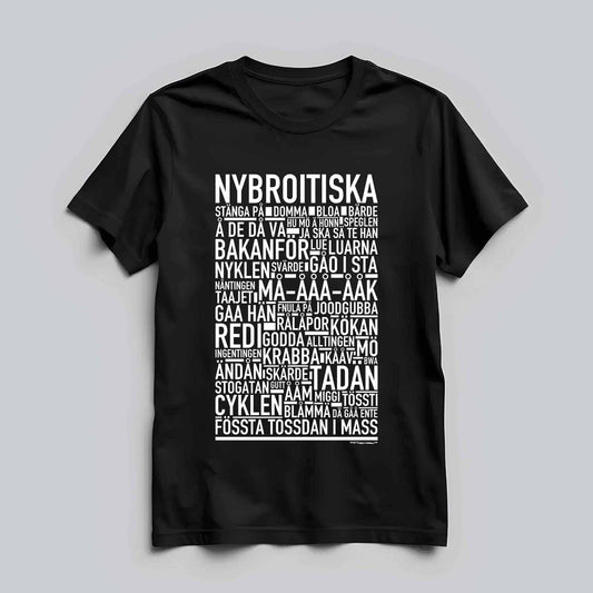 Nybroitiska Dialekt Text T-shirt