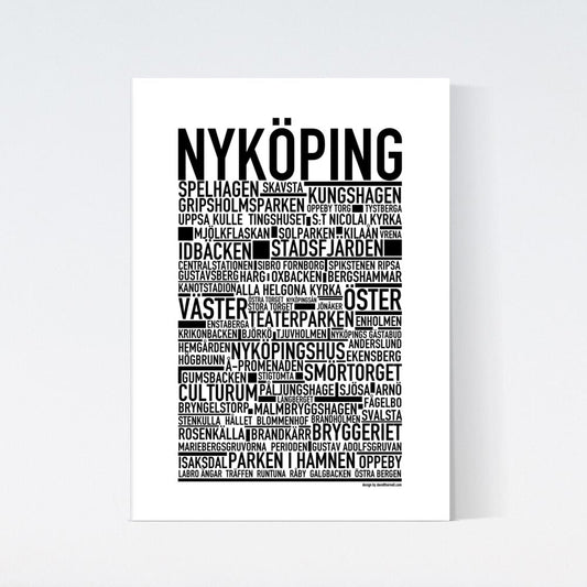 Nyköping Text Poster