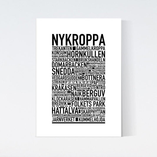 Nykroppa Text Poster