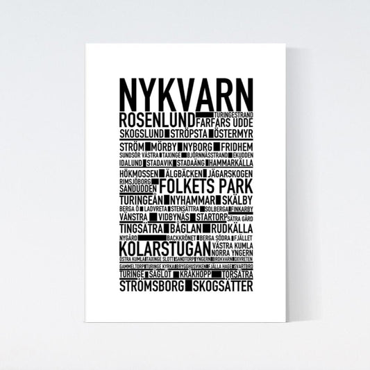 Nykvarn Text Poster