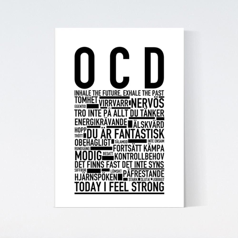 OCD Text Poster