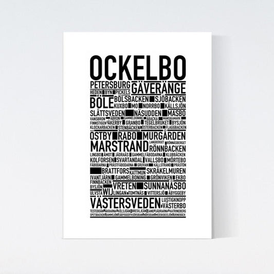 Ockelbo Text Poster