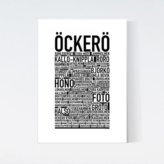 Öckerö Text Poster