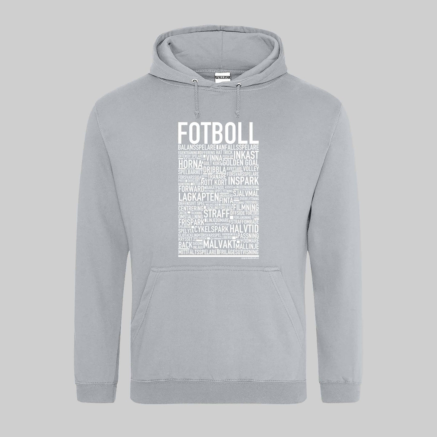 Fotboll Text Hoodie