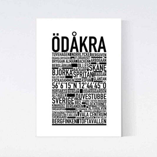 Ödåkra Text Poster