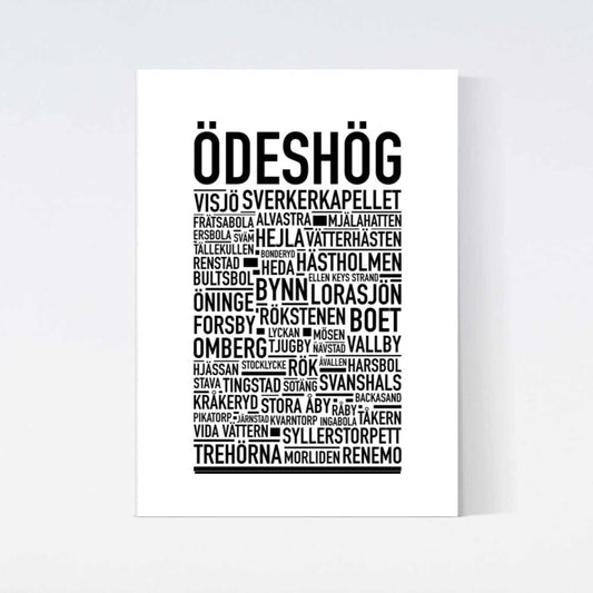 Ödeshög Text Poster