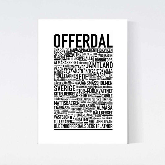 Offerdal Text Poster