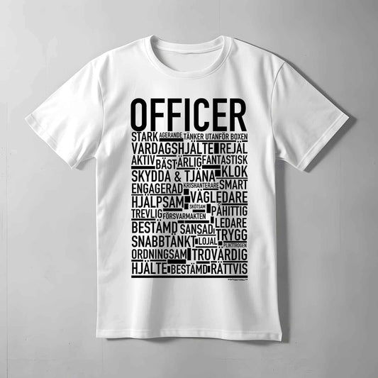 Officer Text T-shirt