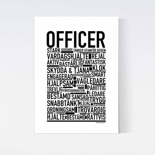 Officer Text Poster