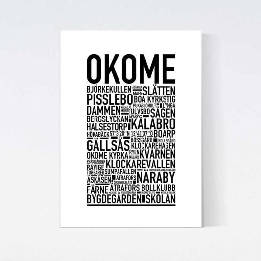 Okome Text Poster