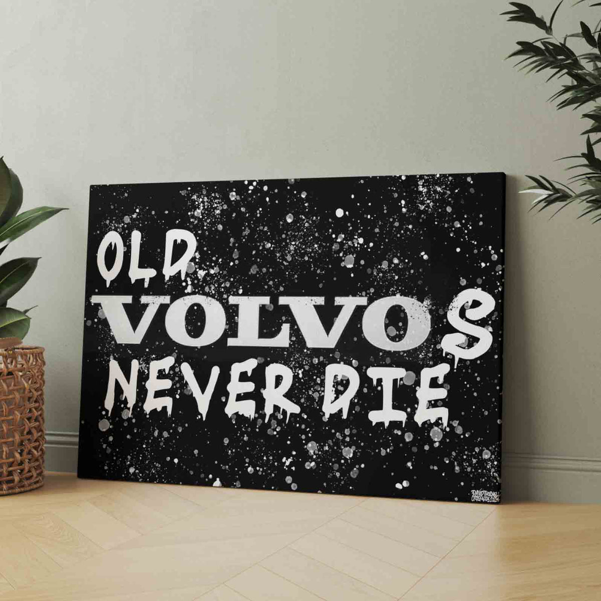 Old Volvos Never Die Canvas