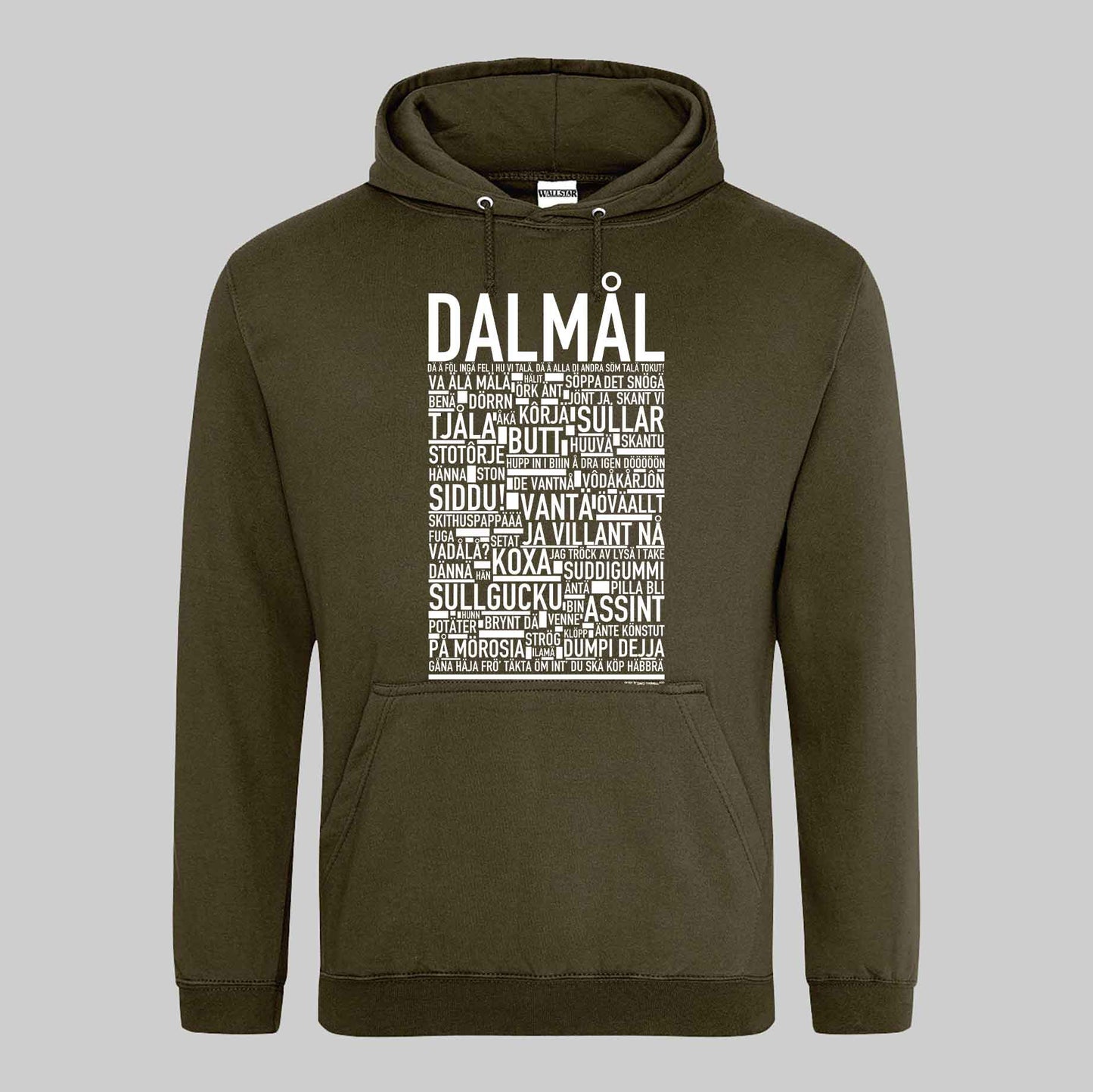 Dalmål Dialekt Text Hoodie