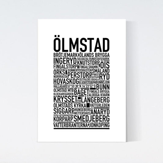 Ölmstad Text Poster