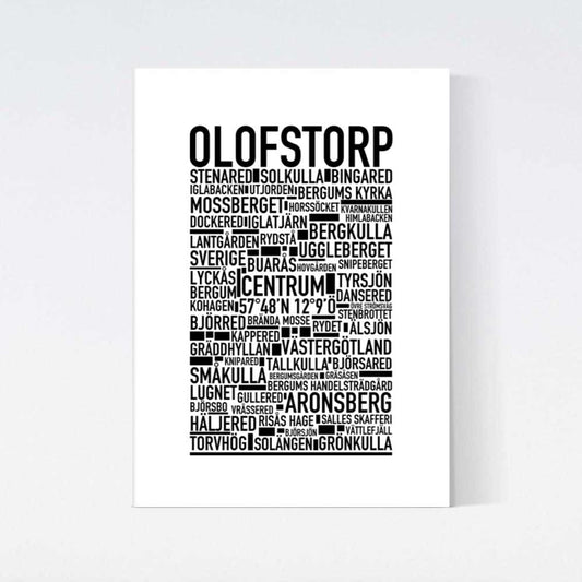 Olofstorp Text Poster