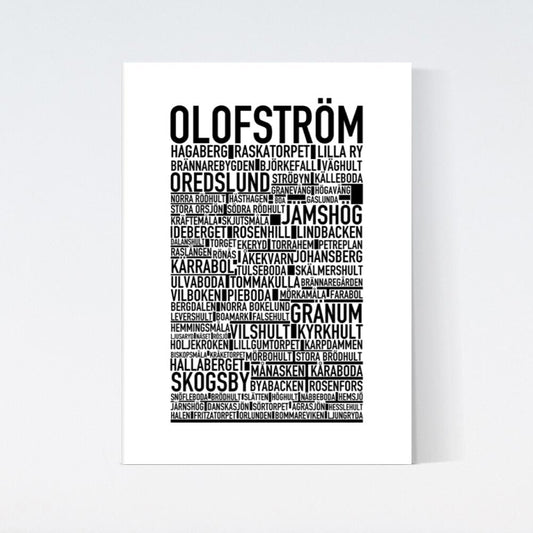 Olofström Text Poster