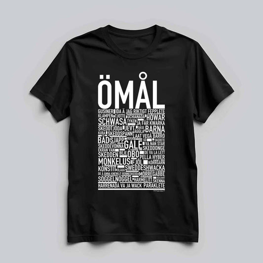 Ömål Dialekt Text T-shirt