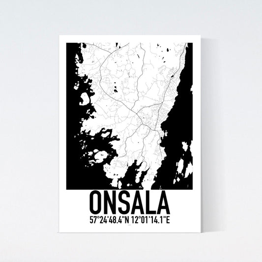 Onsala Karta Poster