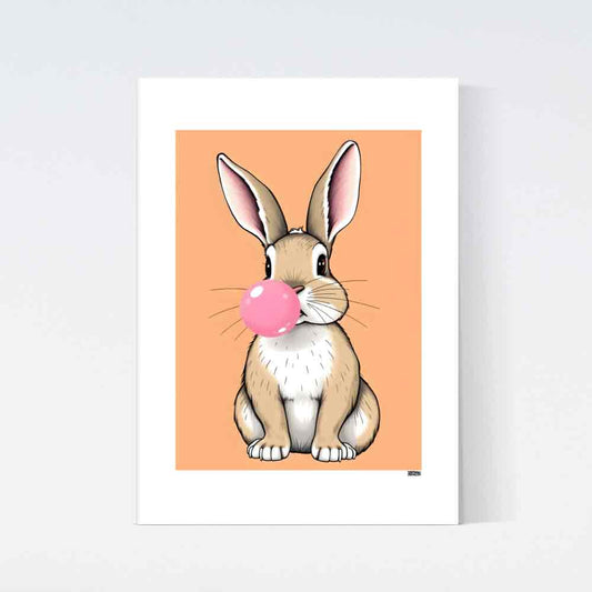 Bubblegum Bunny Poster