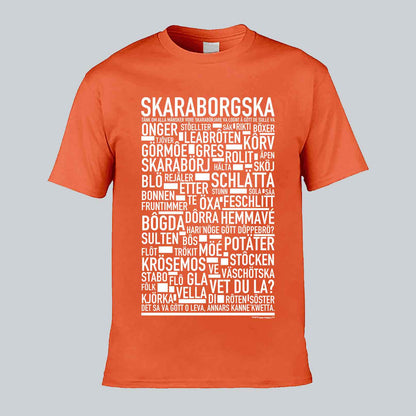 Skaraborgska Dialekt Text T-shirt