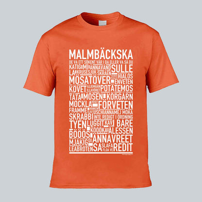 Malmbäckska Dialekt Text T-shirt