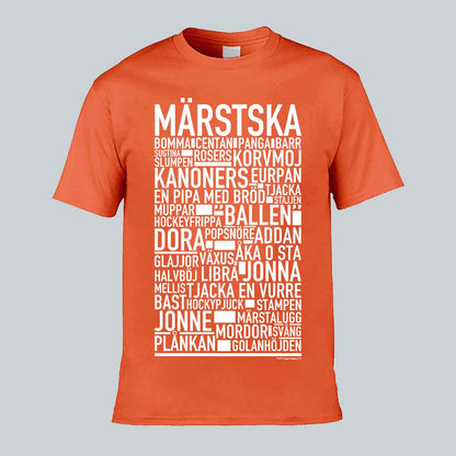 Märstska Dialekt Text T-shirt