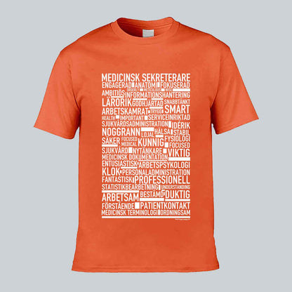 Medicinsk Sekreterare Text T-shirt