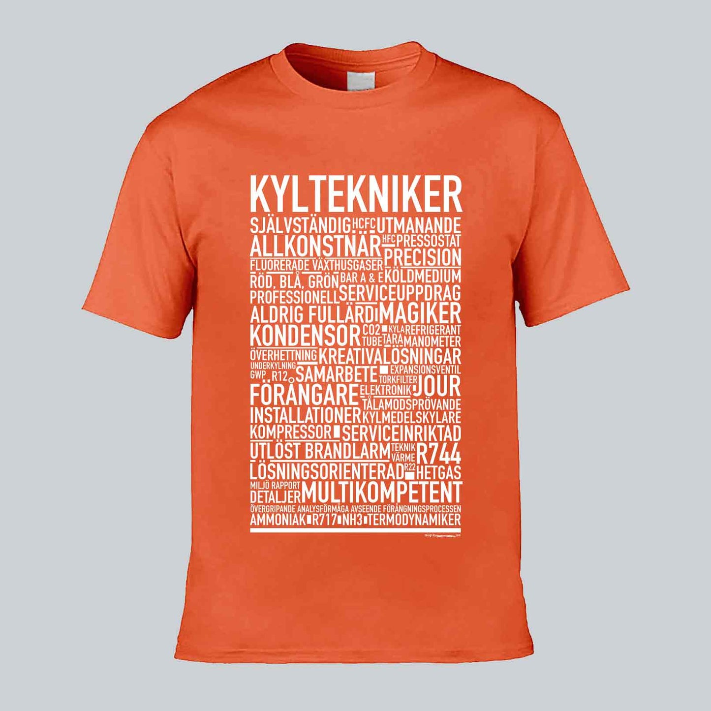 Kyltekniker Text T-shirt