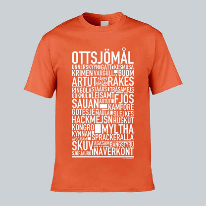 Ottsjömål Dialekt Text T-shirt