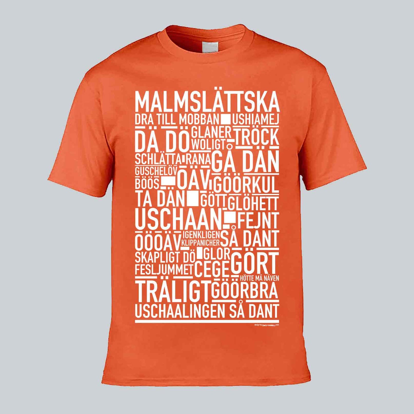 Malmslättska Dialekt Text T-shirt
