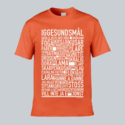 Iggesundsmål Dialekt Text T-shirt
