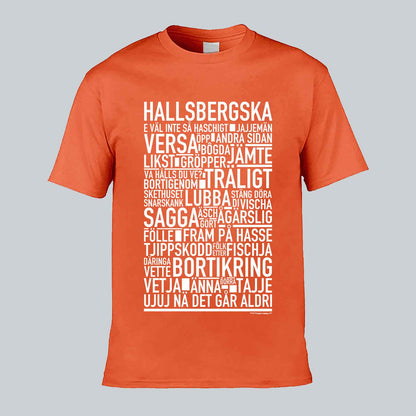Hallsbergska Dialekt Text T-shirt