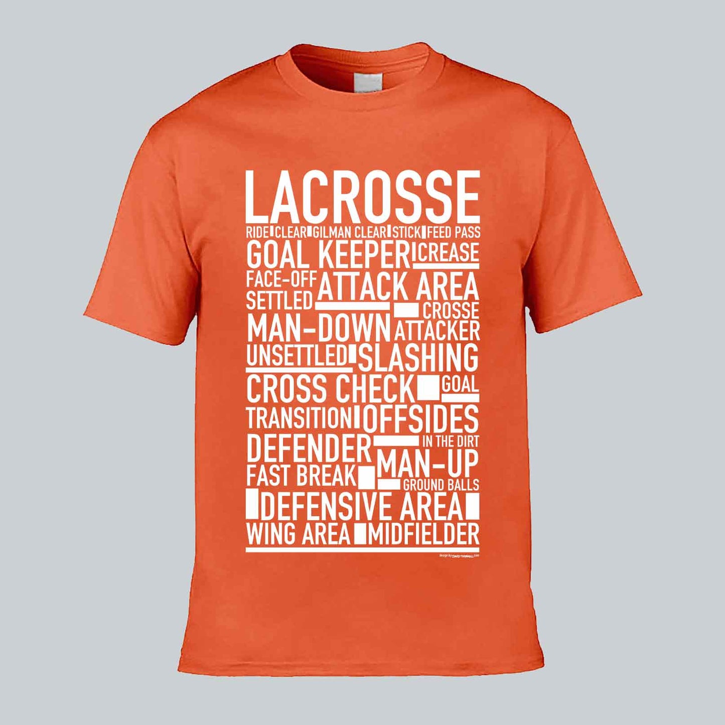 Lacrosse Text T-shirt