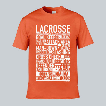 Lacrosse Text T-shirt