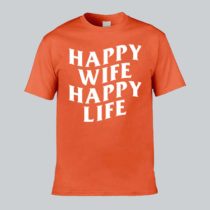 Happy Wife Happy Life T-shirt