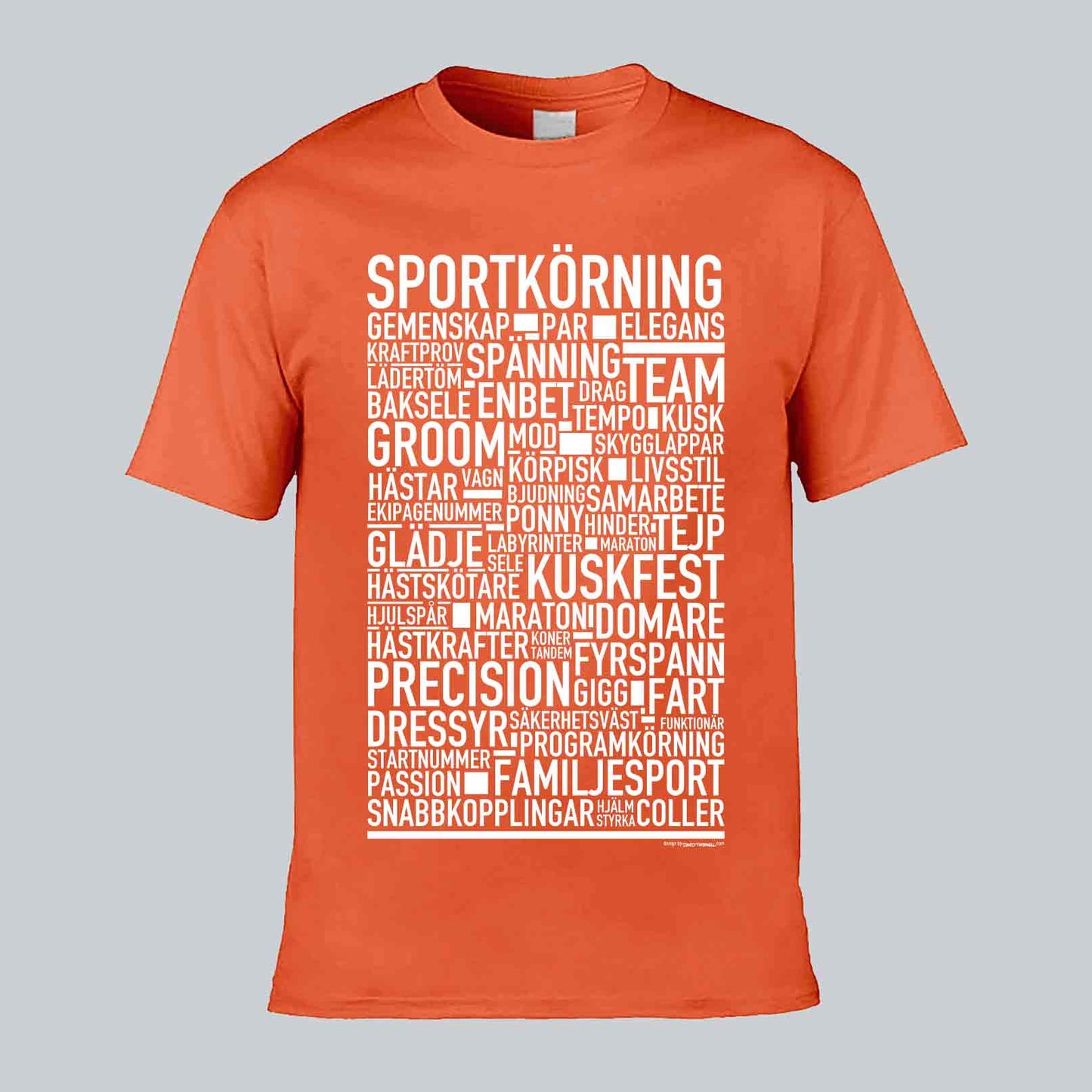 Sportkörning Text T-shirt