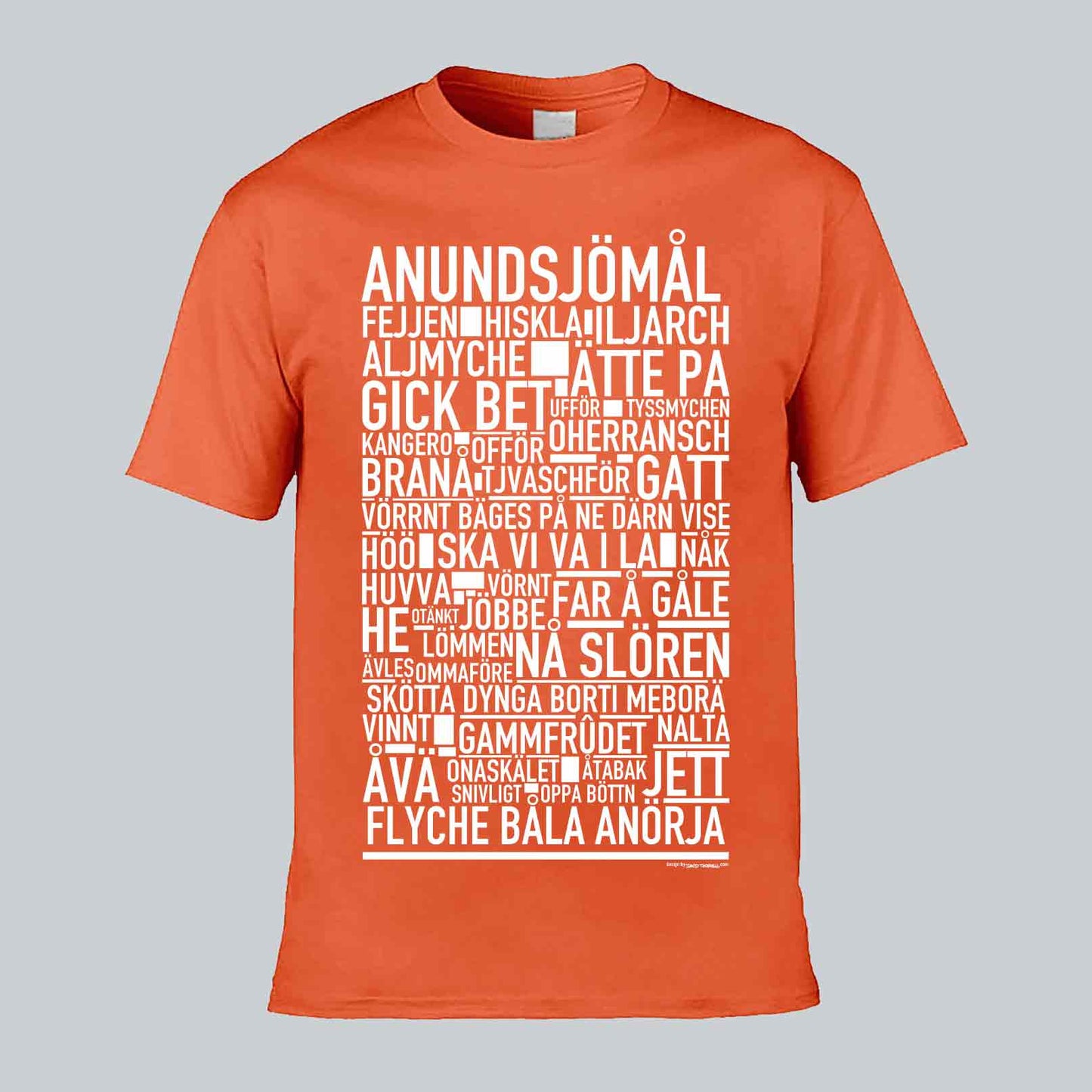 Anundsjömål Dialekt Text T-shirt