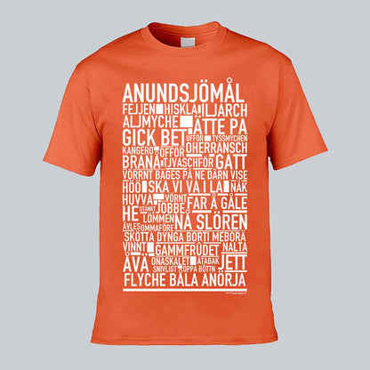 Anundsjömål Dialekt Text T-shirt