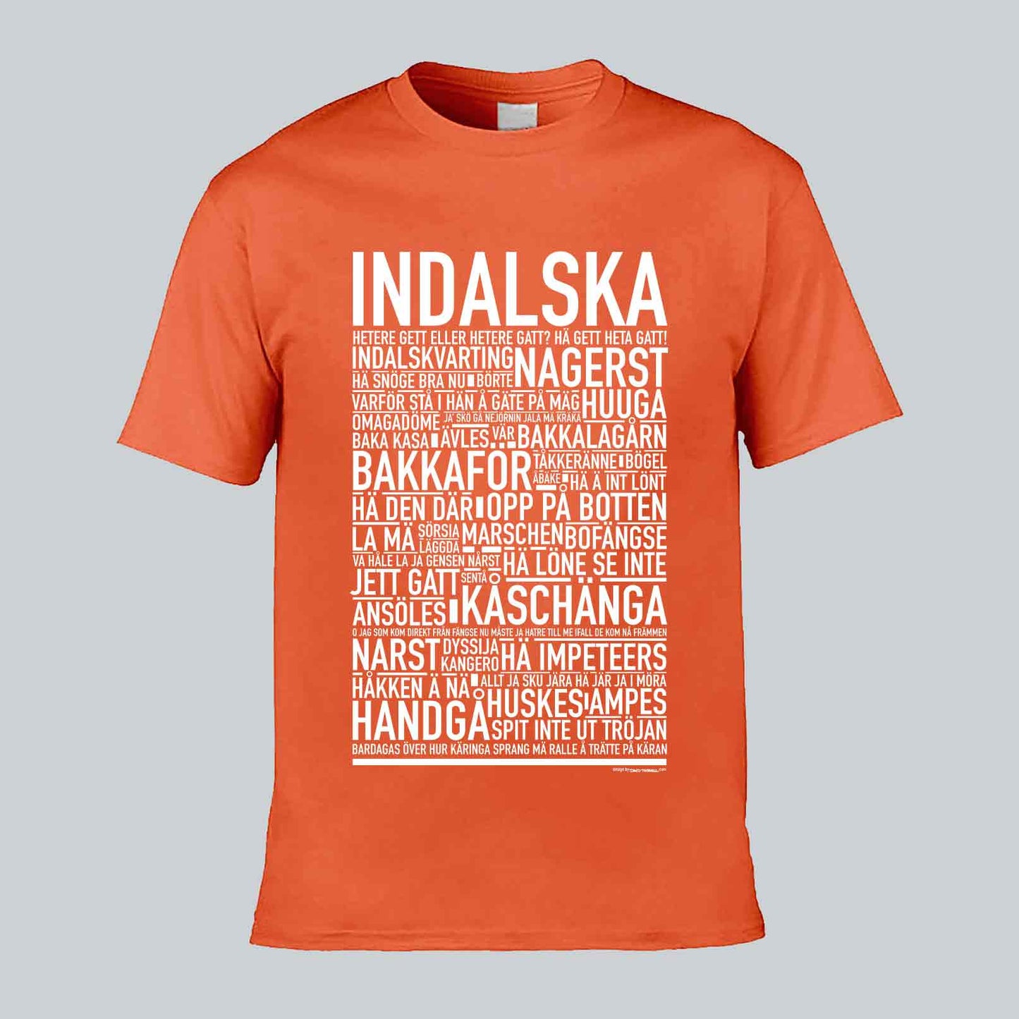 Indalska Dialekt Text T-shirt