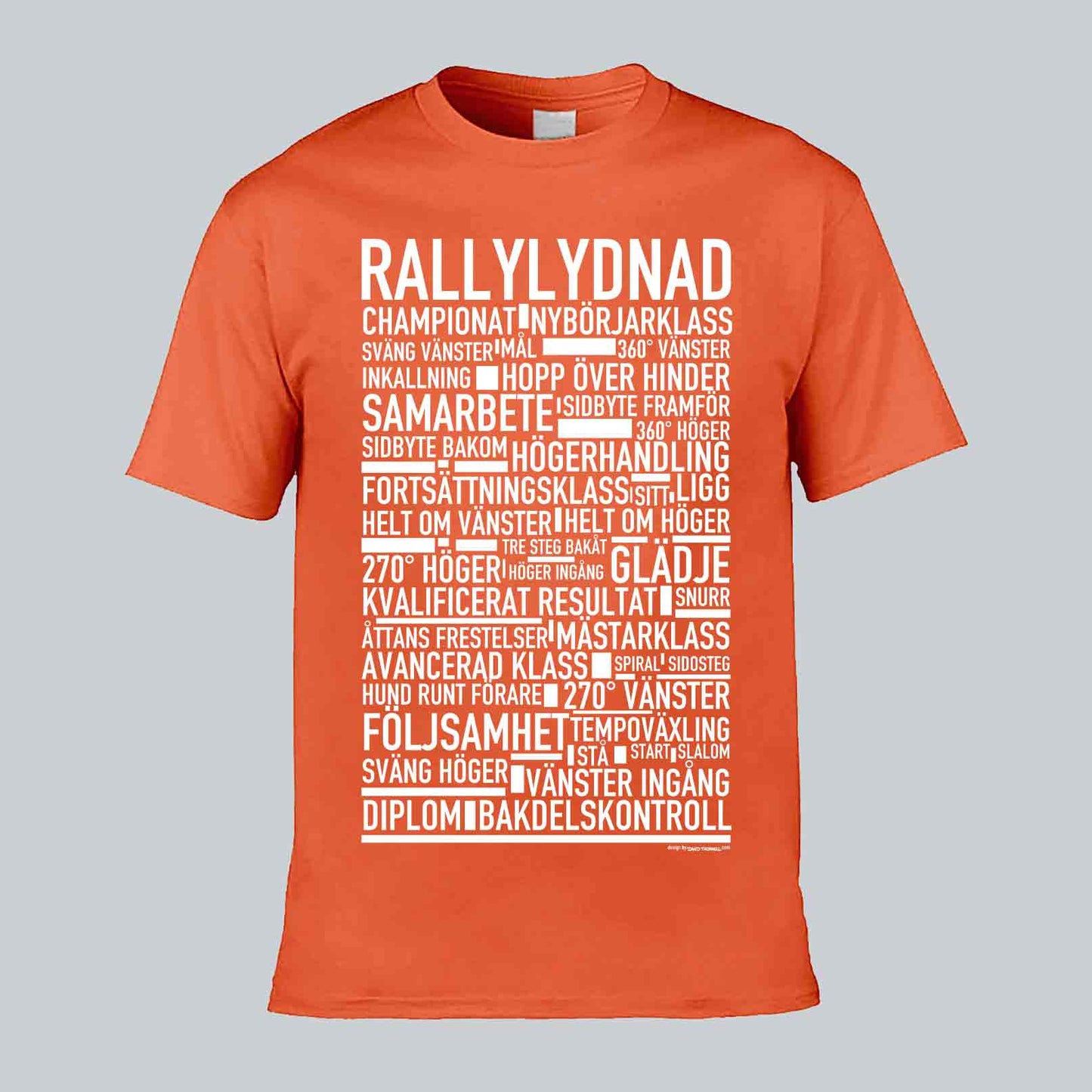 Rallylydnad Text T-shirt