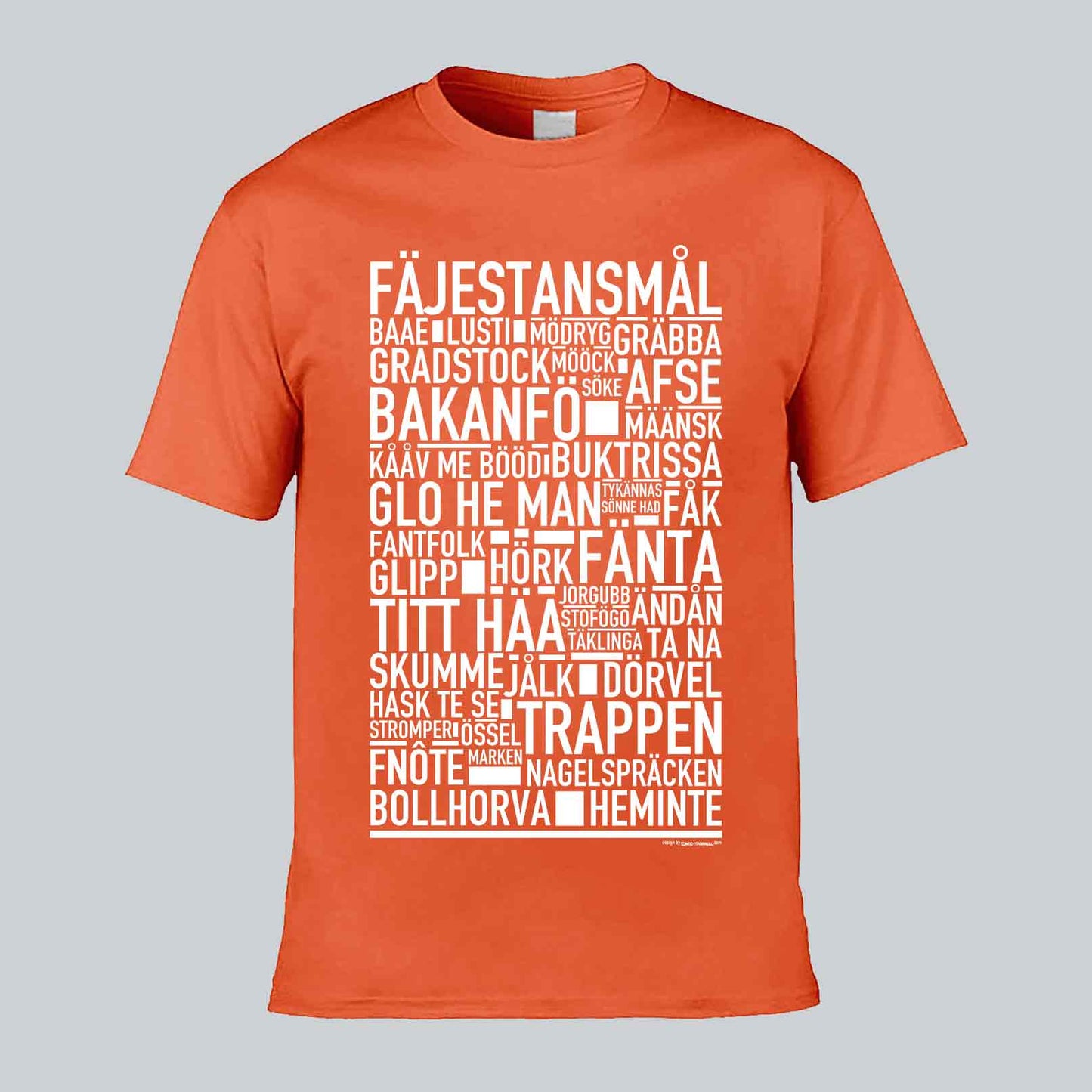 Fäjestansmål Dialekt Text T-shirt