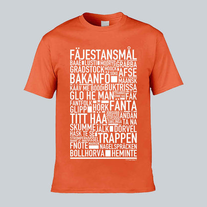 Fäjestansmål Dialekt Text T-shirt
