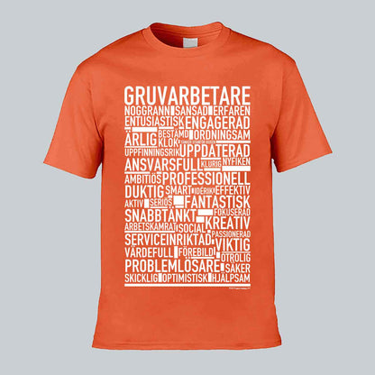 Gruvarbetare Text T-shirt