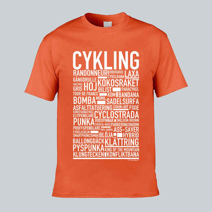 Cykling Text T-shirt